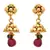 Simply Stunning Gold Designer Jhumka.