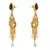 Gorgeous Red Gold Designer Earring...Exquisite & Ethnic
