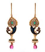 Exclusive Peacock Earring with Meenakari.