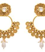 Fab Floral Gold Designer Earring.