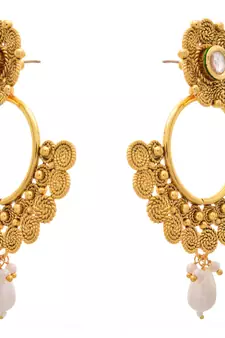 Fab Floral Gold Designer Earring.