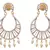 Charismatic Cz American Diamonds Chand Bali Earrings