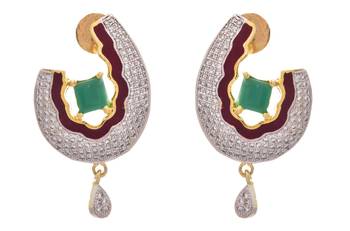 Charismatic Cz Designer Earrings. 1