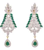 Magically Magnetic Cz Diamond Designer Earrings.