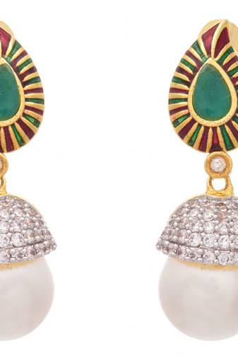 Super Stunning Cz Diamond Designer Earring.