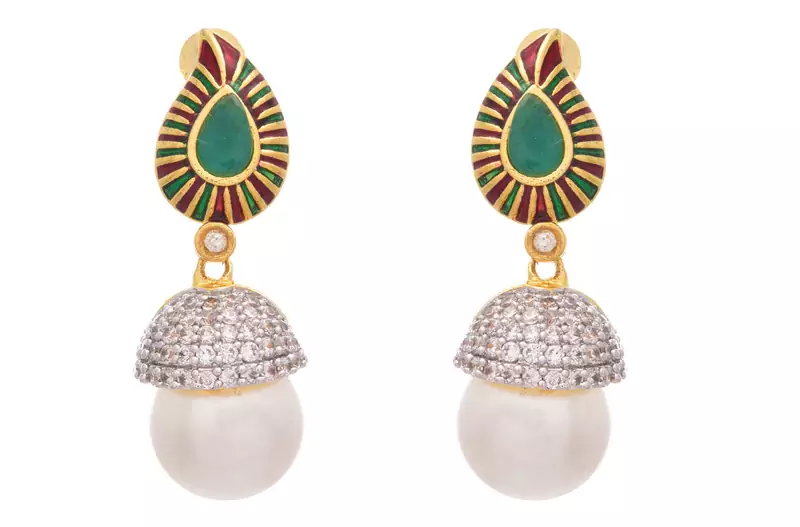 Super Stunning Cz Diamond Designer Earring.