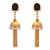 Bewitching Black Gold Designer Jhumka