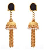 Bewitching Black Gold Designer Jhumka