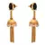 Bewitching Black Gold Designer Jhumka