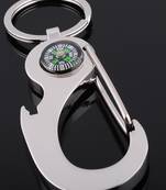 SuperDeals Compass Keychain with Hook