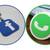 SuperDeals FB-WhatsApp Keychain