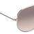 Silver Frame Black Gery Gradient Lens Aviator Sunglasses