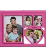 Charming Pink 4 Pictures Collage Photo Frame