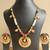 Gorgeous Royal Huge Bali Ruyb Coin Pendant Necklace Set