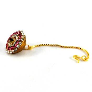 Rajasthani Lakh Borla With Rhinestones Embedded 2