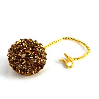 Rajasthani Lakh Borla With Rhinestones Embedded 1