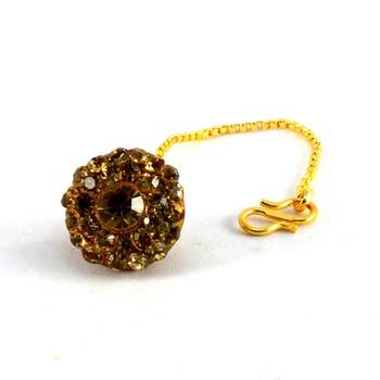 Rajasthani Lakh Borla With Rhinestones Embedded 1