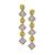 Sterling Silver Square Shape Earring