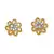 Sterling Silver Simple Flower Shape Earring