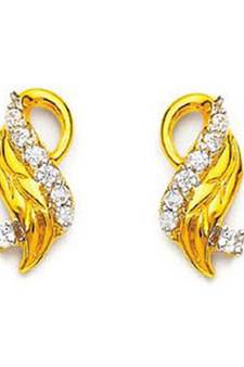 Sterling Silver Superb Leave Shape Earring