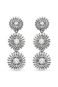 Sterling Silver Amazing Flower Shape Earring