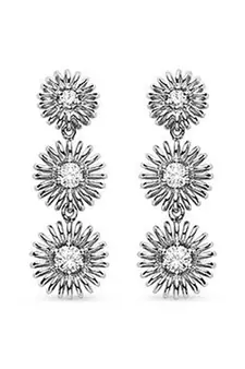 Sterling Silver Amazing Flower Shape Earring