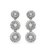 Sterling Silver Amazing Flower Shape Earring