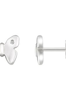 Sterling Silver Classic Butterfly Fashion Earring
