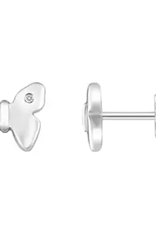 Sterling Silver Classic Butterfly Fashion Earring