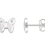 Sterling Silver Classic Butterfly Fashion Earring
