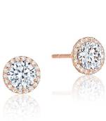 Pink Gold Plated Traditional Shape Earring