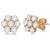 Pink Gold Plated Traditional Shape Earring