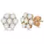 Pink Gold Plated Traditional Shape Earring