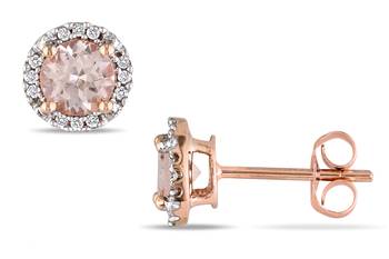 Pink Gold Plated Earring 1