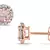 Pink Gold Plated Earring