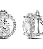 Traditional Pink Gold Plated Earring