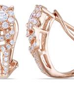 Traditional Pink Gold Plated Earring