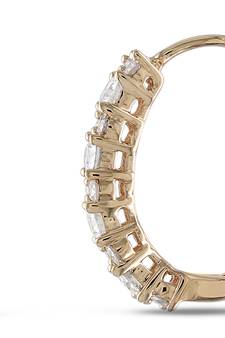 Traditional Pink Gold Plated Earring