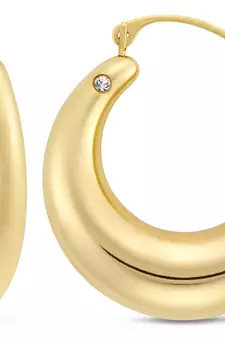 Traditional Pink Gold Plated Earring