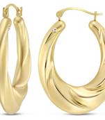 Traditional Pink Gold Plated Earring