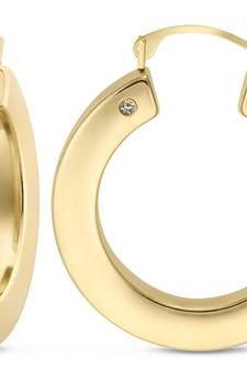 Traditional Pink Gold Plated Earring