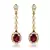 Traditional Yellow Gold Plated Earring