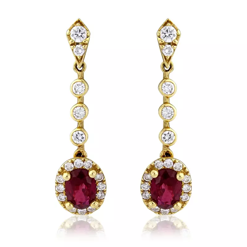 Traditional Yellow Gold Plated Earring