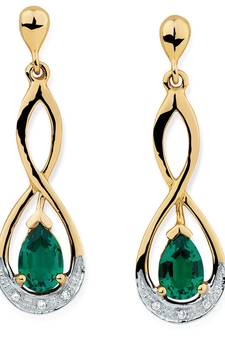 Traditional Yellow Gold Plated Earring