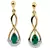 Traditional Yellow Gold Plated Earring