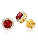 Traditional Yellow Gold Plated Earring