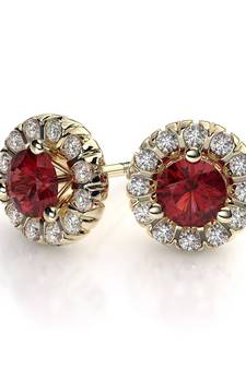 Traditional Yellow Gold Plated Earring