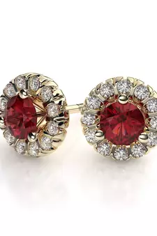 Traditional Yellow Gold Plated Earring