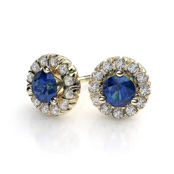 Traditional Yellow Gold Plated Earring 1