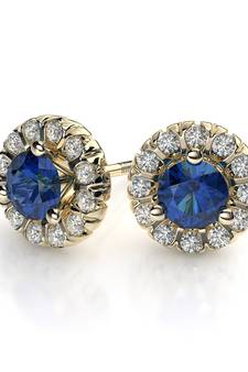 Traditional Yellow Gold Plated Earring